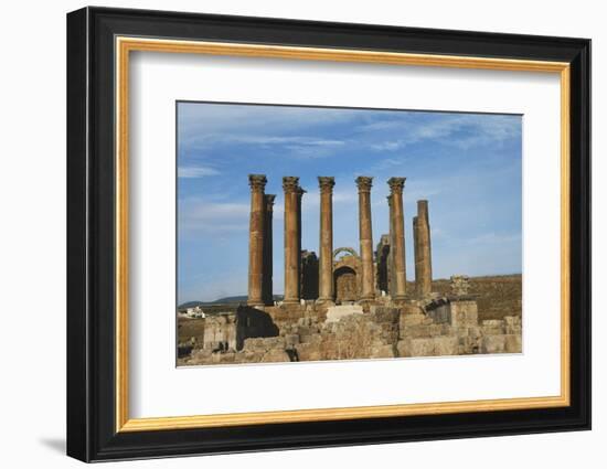 Jordan, Jerash, Temple of Artemis-Claudia Adams-Framed Photographic Print