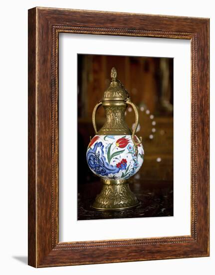 Jordan, Madaba. Traditional lantern.-Dave Bartruff-Framed Photographic Print