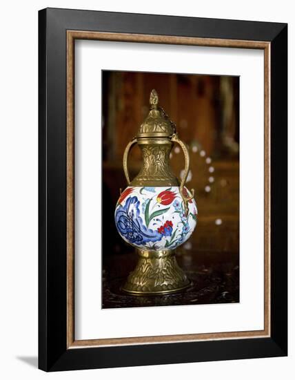 Jordan, Madaba. Traditional lantern.-Dave Bartruff-Framed Photographic Print