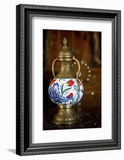 Jordan, Madaba. Traditional lantern.-Dave Bartruff-Framed Photographic Print