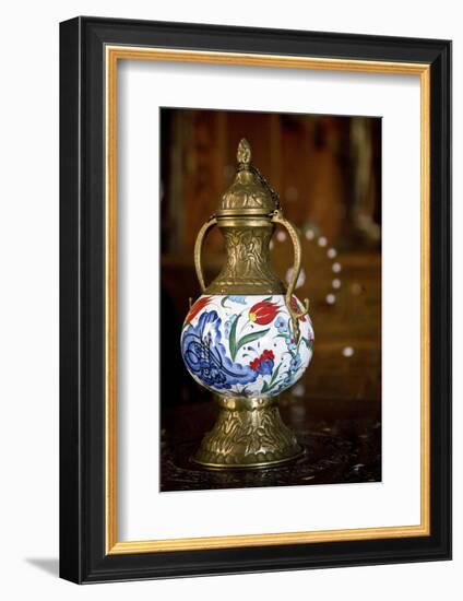 Jordan, Madaba. Traditional lantern.-Dave Bartruff-Framed Photographic Print