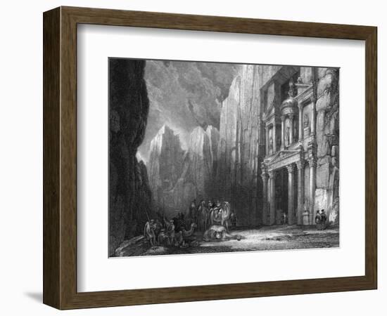 Jordan, Petra Selah Ruins-W Finden-Framed Premium Giclee Print