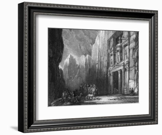 Jordan, Petra Selah Ruins-W Finden-Framed Premium Giclee Print