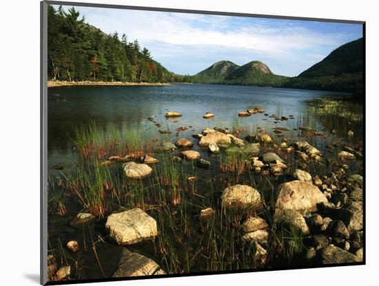 Jordan Pond and the Bubbles Mountain, Acadia National Park, Maine, USA-Adam Jones-Mounted Photographic Print