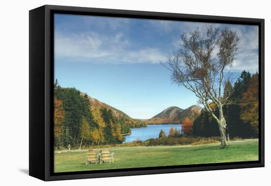 Jordan Pond in Autumn, Acadia National Park-Vincent James-Framed Premier Image Canvas