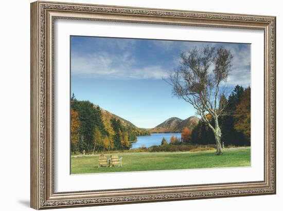 Jordan Pond in Autumn, Acadia National Park-Vincent James-Framed Photographic Print