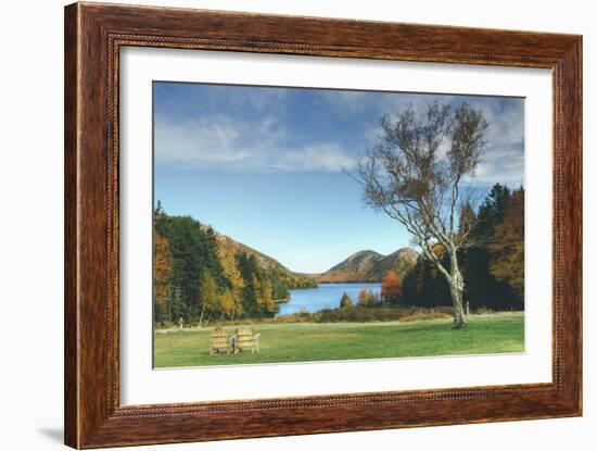 Jordan Pond in Autumn, Acadia National Park-Vincent James-Framed Photographic Print