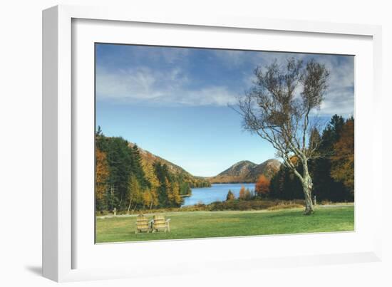 Jordan Pond in Autumn, Acadia National Park-Vincent James-Framed Photographic Print