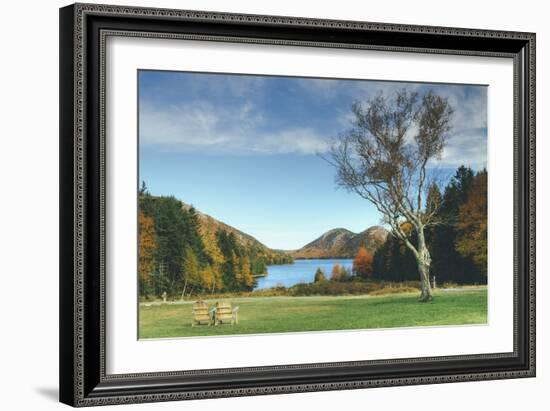 Jordan Pond in Autumn, Acadia National Park-Vincent James-Framed Photographic Print