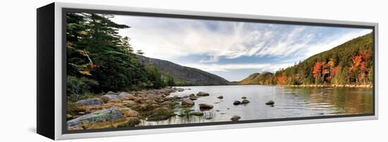 Jordan Pond Panorama-Larry Malvin-Framed Premier Image Canvas