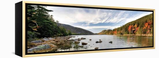 Jordan Pond Panorama-Larry Malvin-Framed Premier Image Canvas