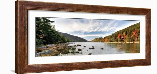 Jordan Pond Panorama-Larry Malvin-Framed Photographic Print