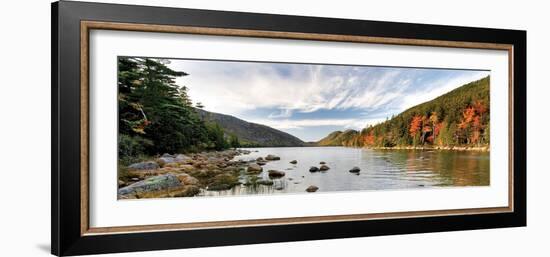 Jordan Pond Panorama-Larry Malvin-Framed Photographic Print