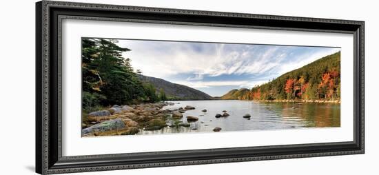 Jordan Pond Panorama-Larry Malvin-Framed Photographic Print