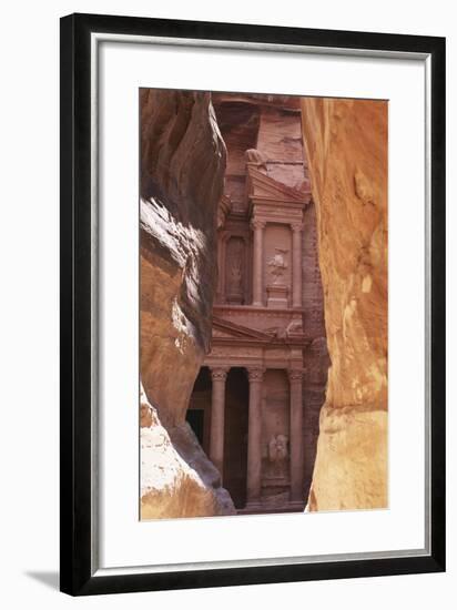 Jordan, the Treasury at Petra-Steve Roxbury-Framed Photographic Print