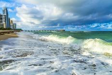 Pier at Sunny Isles Beach in Miami-Jorg Hackemann-Mounted Photographic Print