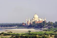 Taj Mahal in Agra-Jorg Hackemann-Framed Photographic Print