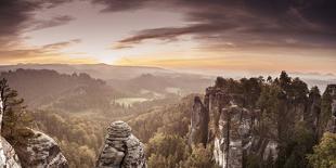 View from the Bastion View with Sunrise-Jorg Simanowski-Photographic Print
