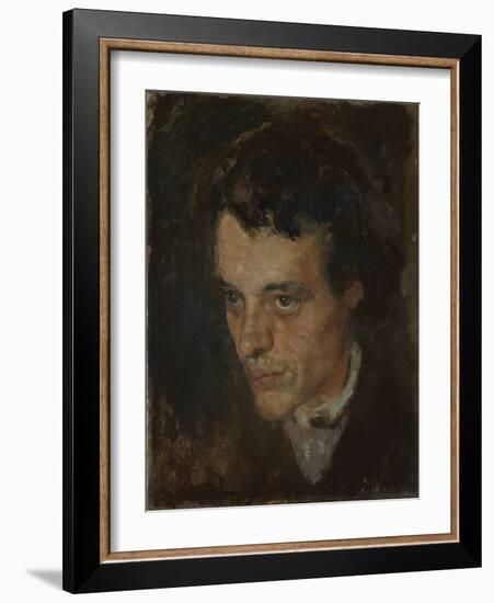 Jorgen Sorensen, 1885 (Oil on Canvas)-Edvard Munch-Framed Giclee Print