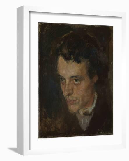 Jorgen Sorensen, 1885 (Oil on Canvas)-Edvard Munch-Framed Giclee Print