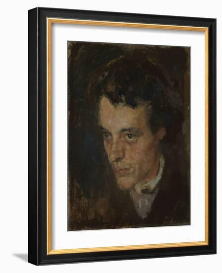 Jorgen Sorensen, 1885 (Oil on Canvas)-Edvard Munch-Framed Giclee Print