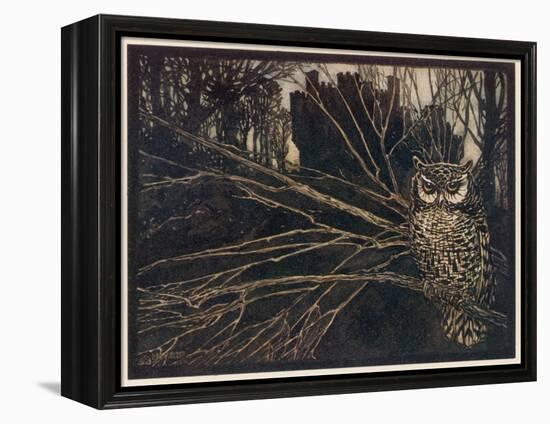 Jorinda as Owl-Arthur Rackham-Framed Premier Image Canvas