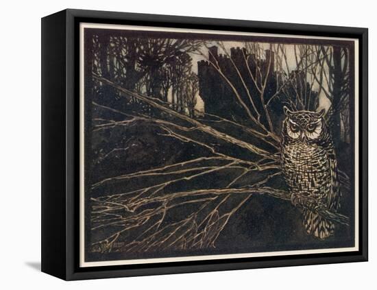 Jorinda as Owl-Arthur Rackham-Framed Premier Image Canvas