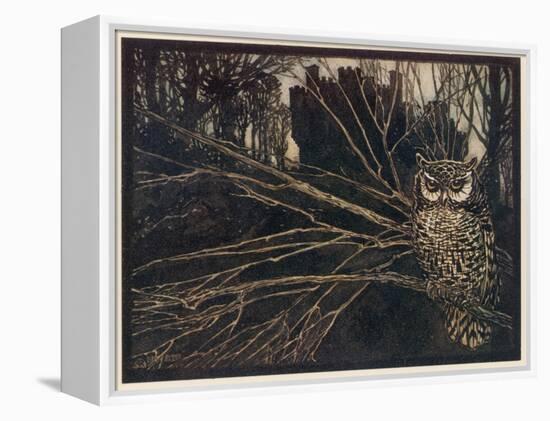 Jorinda as Owl-Arthur Rackham-Framed Premier Image Canvas