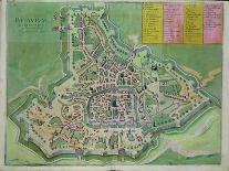 Map of Padua, from Civitates Orbis Terrarum by Georg Braun-Joris Hoefnagel-Giclee Print