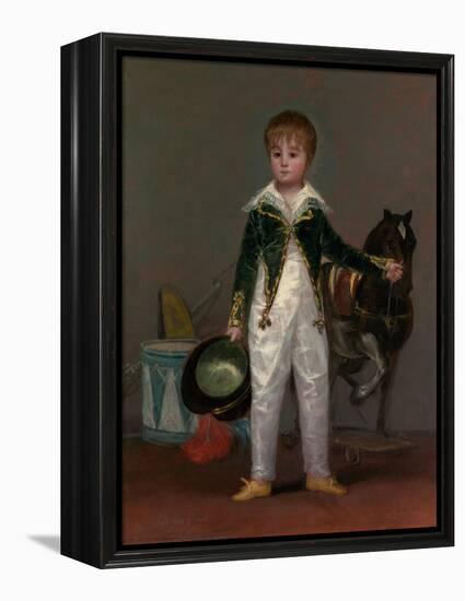 José Costa y Bonells (died 1870), Called Pepito, c.1810-Francisco de Goya-Framed Premier Image Canvas