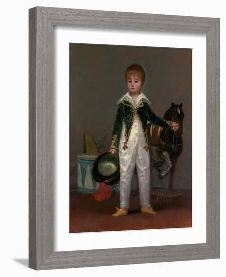 José Costa y Bonells (died 1870), Called Pepito, c.1810-Francisco de Goya-Framed Giclee Print