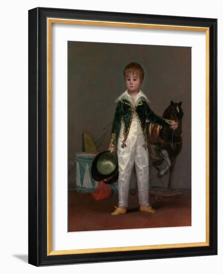 José Costa y Bonells (died 1870), Called Pepito, c.1810-Francisco de Goya-Framed Giclee Print