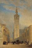 The Giralda Seen from Calle Placentines-José Domínguez Bécquer-Premier Image Canvas