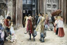 A Fiesta on a Sevillan Terrace, 1891-Jose Gallegos Y Arnosa-Giclee Print