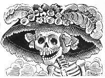Mexico - Dia de los Muertos (Day of the Dead) - Dancing Skeletons-Jose Guadalupe Posada-Framed Art Print