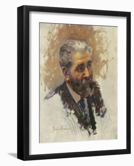 Jose Maria De Heredia (1842-1905) 1895 (Oil on Canvas)-Paul Chabas-Framed Giclee Print
