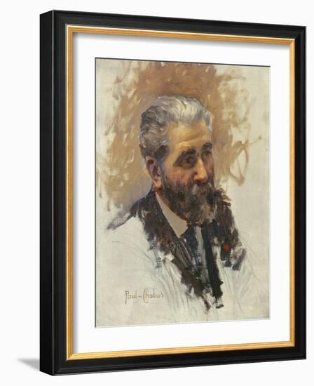 Jose Maria De Heredia (1842-1905) 1895 (Oil on Canvas)-Paul Chabas-Framed Giclee Print