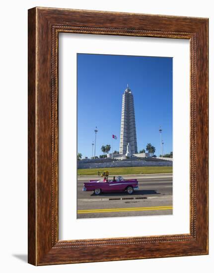 Jose Marti Memorial, Plaza De La Revolucion, Vedado, Havana, Cuba-Jon Arnold-Framed Photographic Print