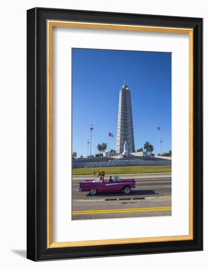 Jose Marti Memorial, Plaza De La Revolucion, Vedado, Havana, Cuba-Jon Arnold-Framed Photographic Print