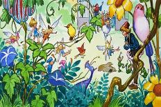 Fairies in the Garden-Jose Ortiz-Framed Giclee Print