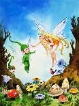 Fairies in the Garden-Jose Ortiz-Framed Giclee Print