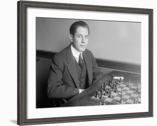 José Raúl Capablanca Y Graupera, 1915-null-Framed Photographic Print