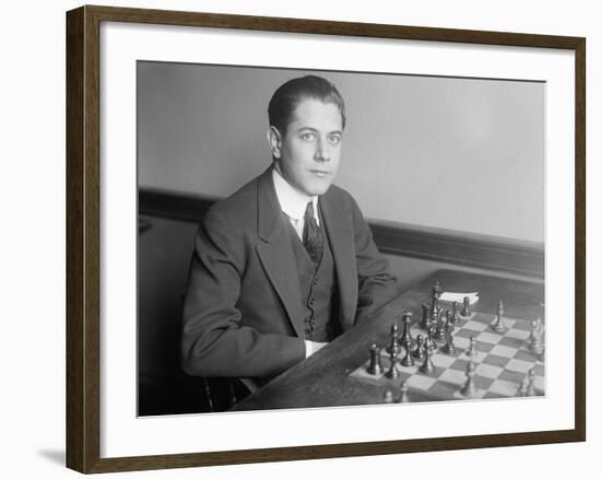 José Raúl Capablanca Y Graupera, 1915-null-Framed Photographic Print