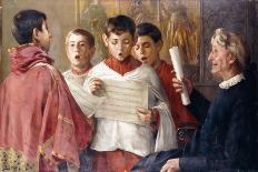 The Marriage Contract, 1895-Jose Rico y Cejudo-Giclee Print