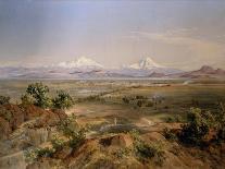 Landscape in Carneiros, Paisaje Con Carneiros-Jose Velasco-Giclee Print
