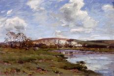Bury Hill and Village with a View of the North Downs, C1879-1919-Jose Weiss-Premier Image Canvas