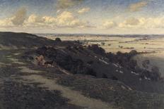 Bury Hill and Village with a View of the North Downs, C1879-1919-Jose Weiss-Giclee Print