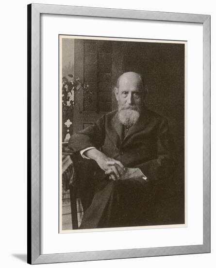 Josef Breuer German Medical, Associate of Freud : in 1923-null-Framed Photographic Print