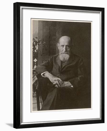 Josef Breuer German Medical, Associate of Freud : in 1923-null-Framed Photographic Print