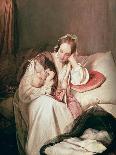 A Mother's Love, 1839-Josef Danhauser-Giclee Print